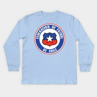 Federacion de Futbol de chile Kids Long Sleeve T-Shirt